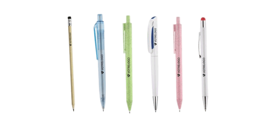 stylos publicitaires colorés logotés